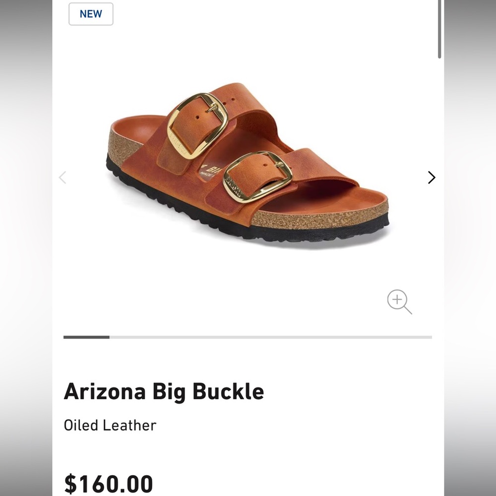 BIRKENSTOCKS WOMENS ARIZONA BIG BUCKLE SIZE 39 BRAND NEW!
